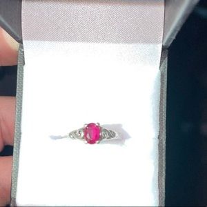 925 Sterling Silver Ring Birthstone